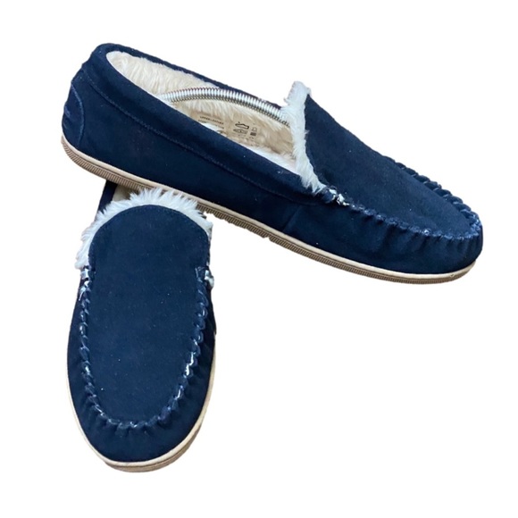 J Crew Suede Leather With Faux Fur Lining - Men’s Size 13 - Picture 4 of 10